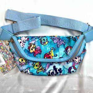 Tokidoki Watercolor Paradise Unicorno Rainbow Sling Belt Bag Fanny Waist Pack